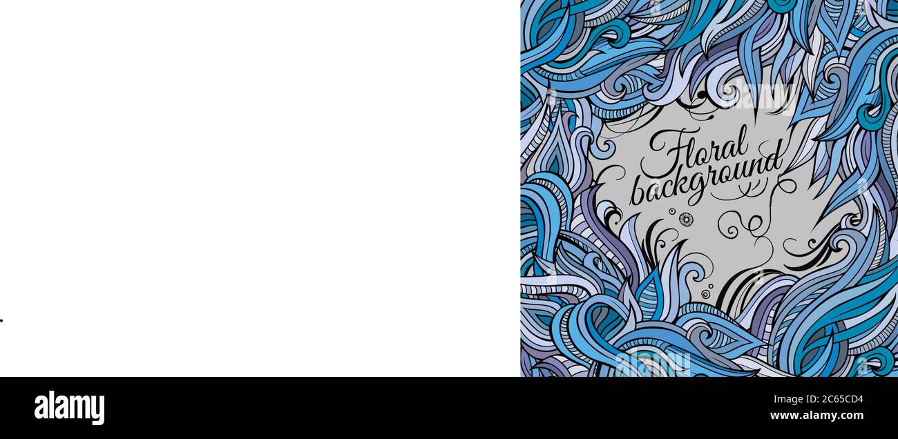 Abstract vector decorative nature background Stock Vector Image & Art ...
