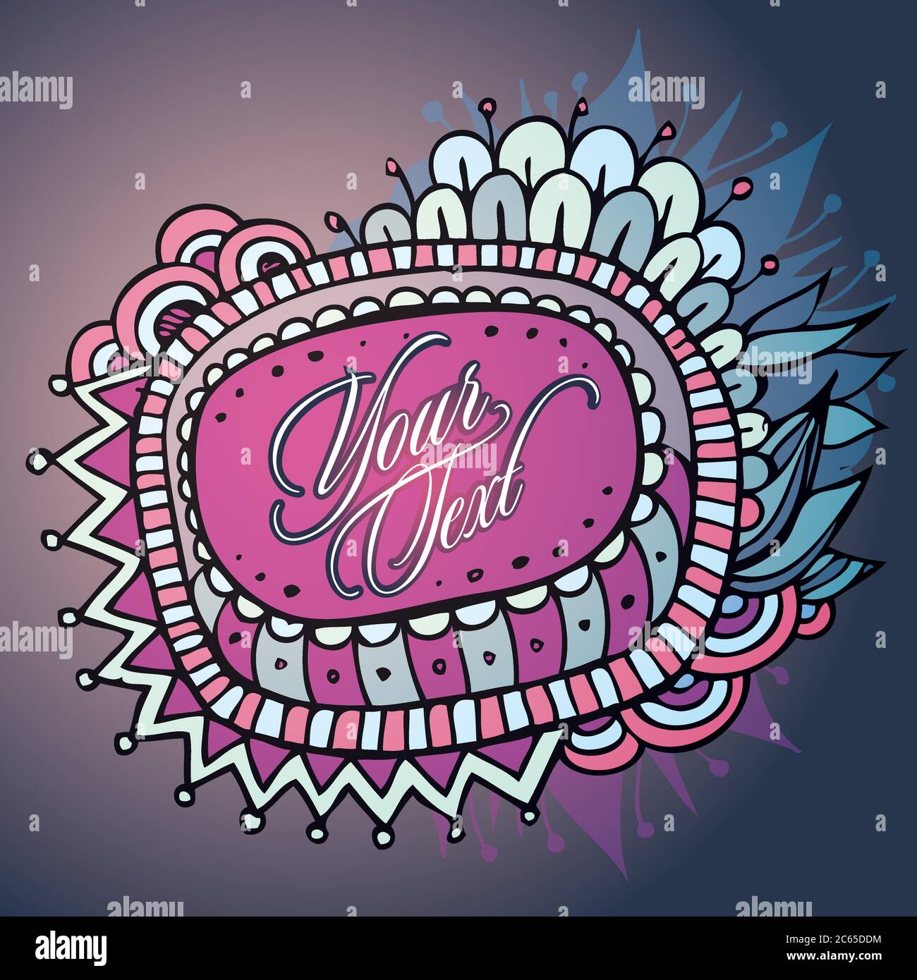 Autumn floral card design Stock Vector Image & Art - Alamy