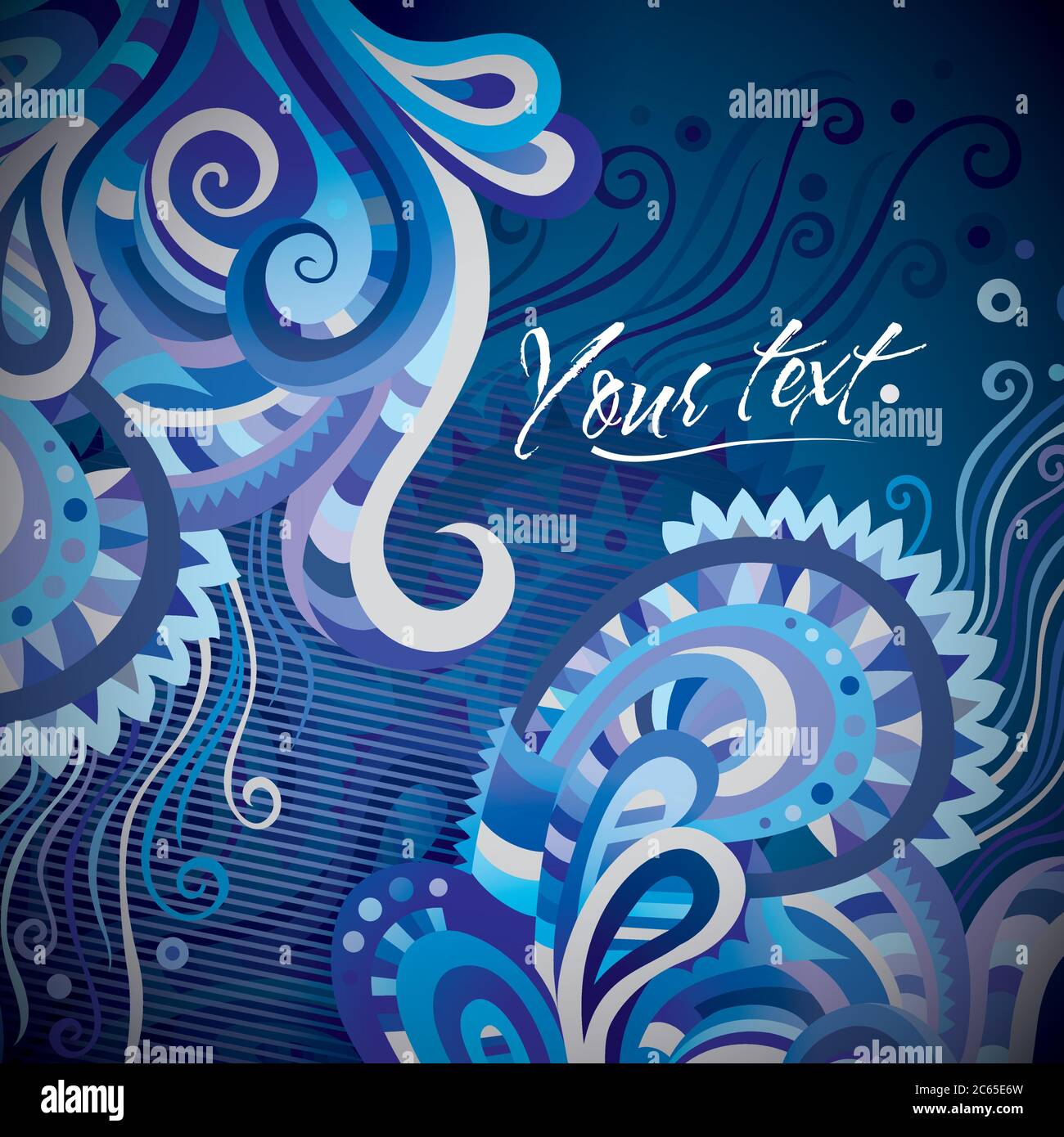 Abstract vector decorative card design Stock Vector Image & Art Alamy