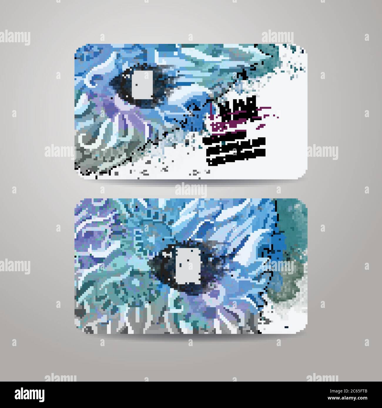 watercolor paint card design Stock Vector Image & Art Alamy