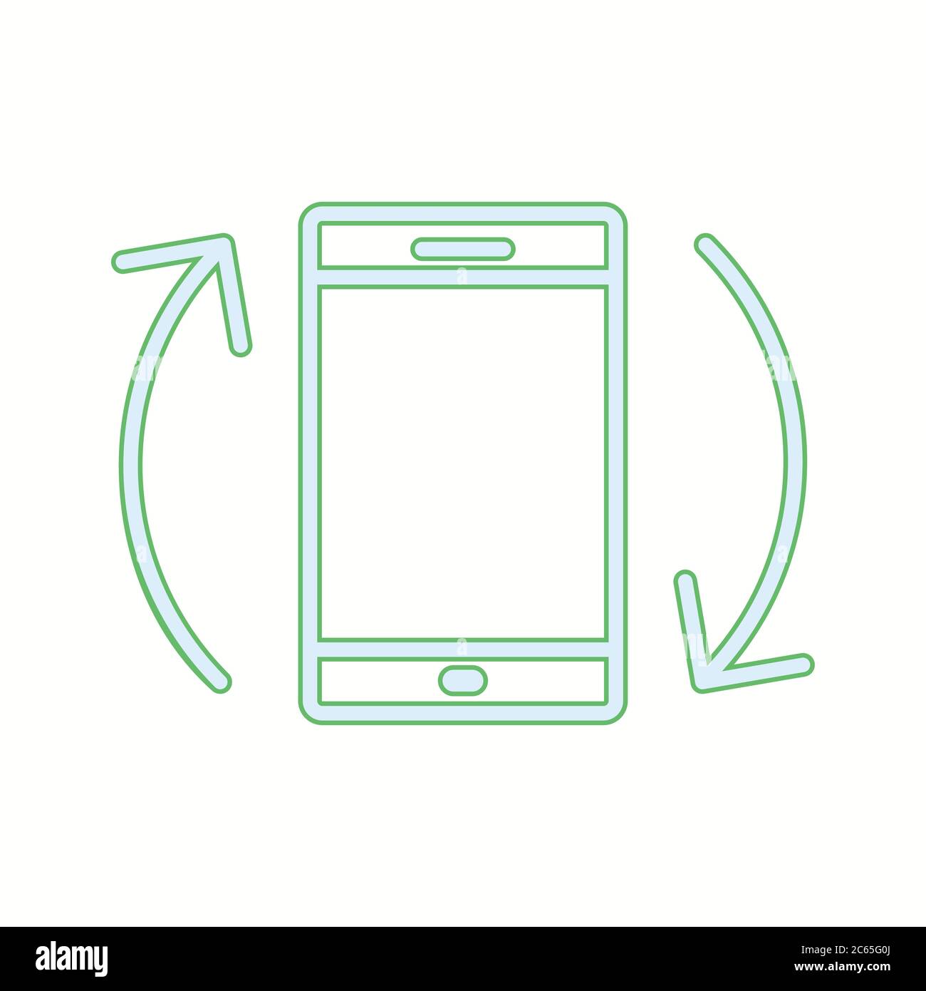 Unique Auto Rotation Vector Line Icon Stock Vector Image & Art Alamy
