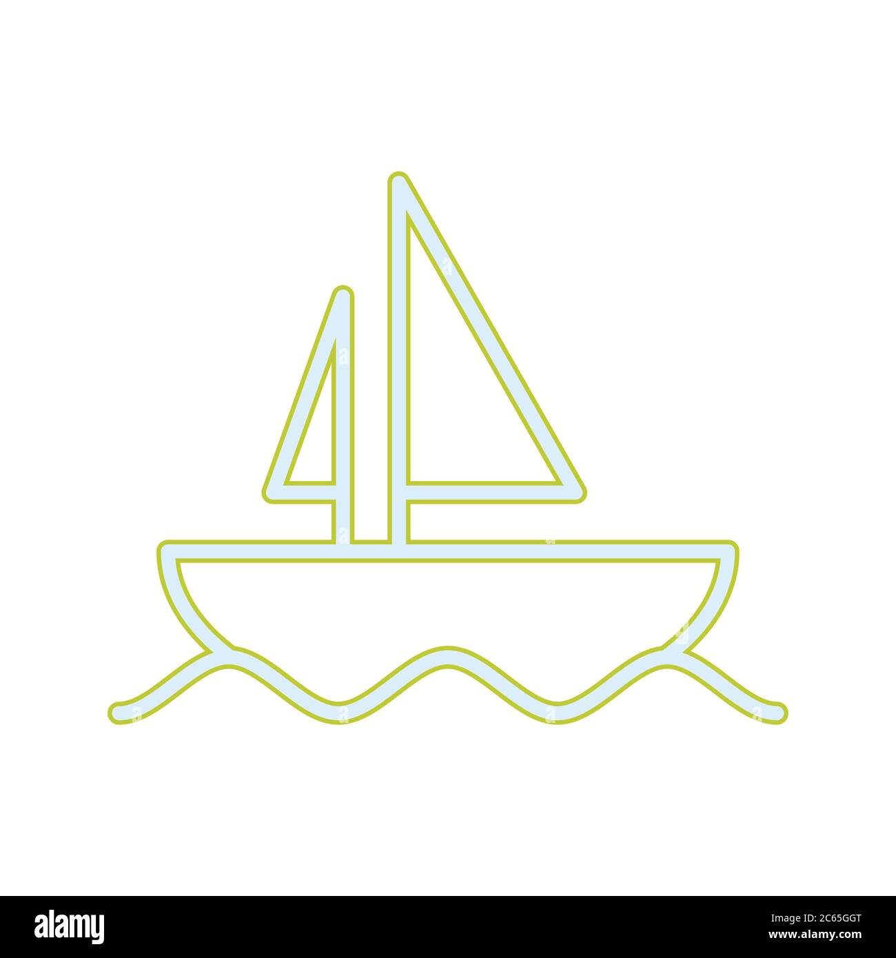 Unique Boat Vector Line Icon Stock Vector Image & Art - Alamy