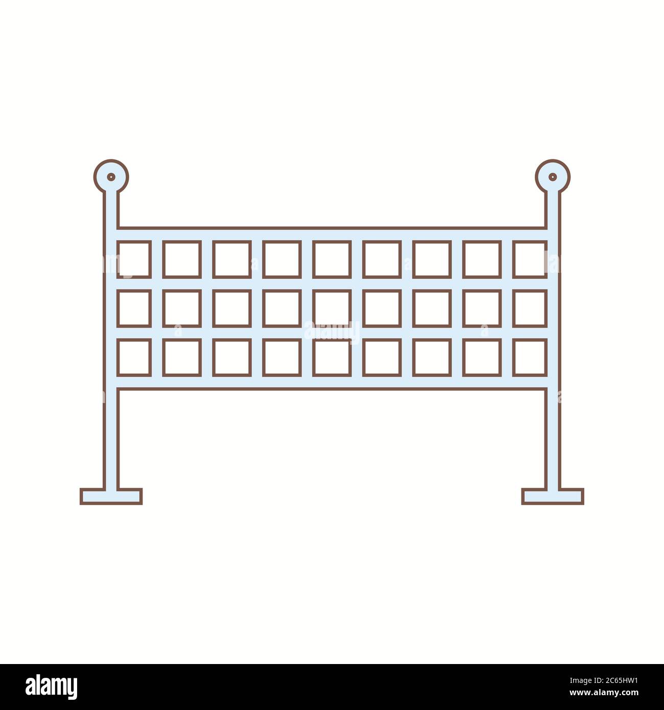 Unique Volley Ball Vector Line Icon Stock Vector Image & Art - Alamy