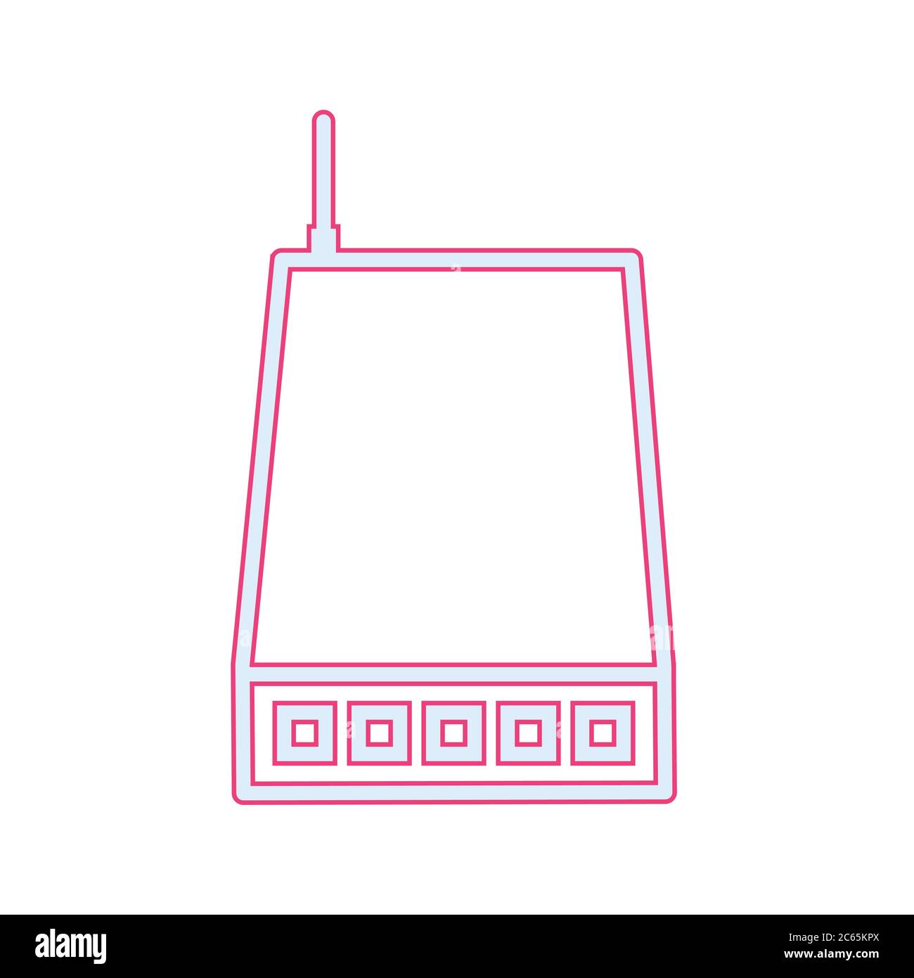 Unique Network Switch Vector Line Icon Stock Vector Image & Art - Alamy