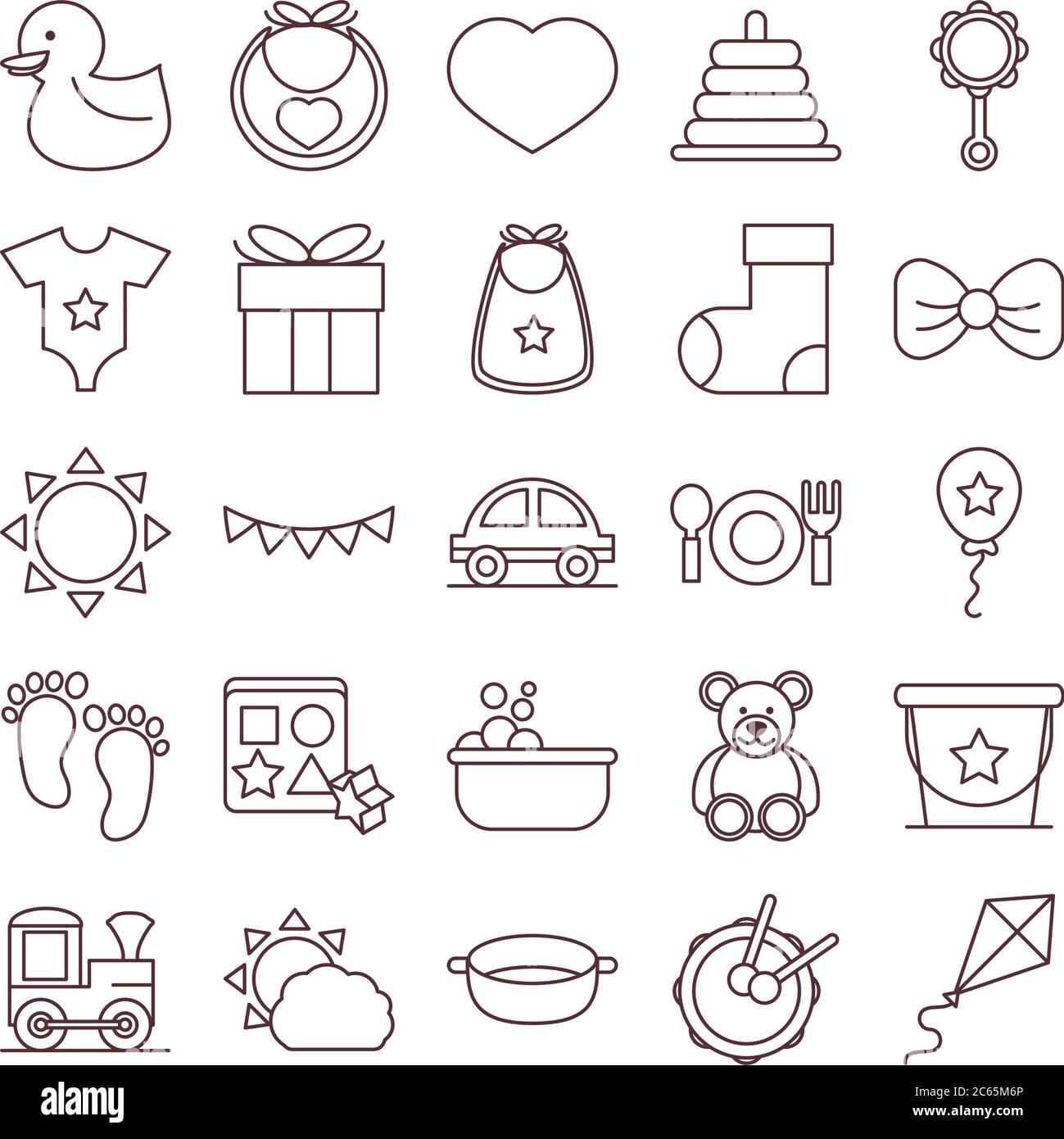 https://c8.alamy.com/comp/2C65M6P/baby-feeding-toys-and-clothes-welcome-newborn-icons-set-line-and-fill-design-vector-illustration-2C65M6P.jpg