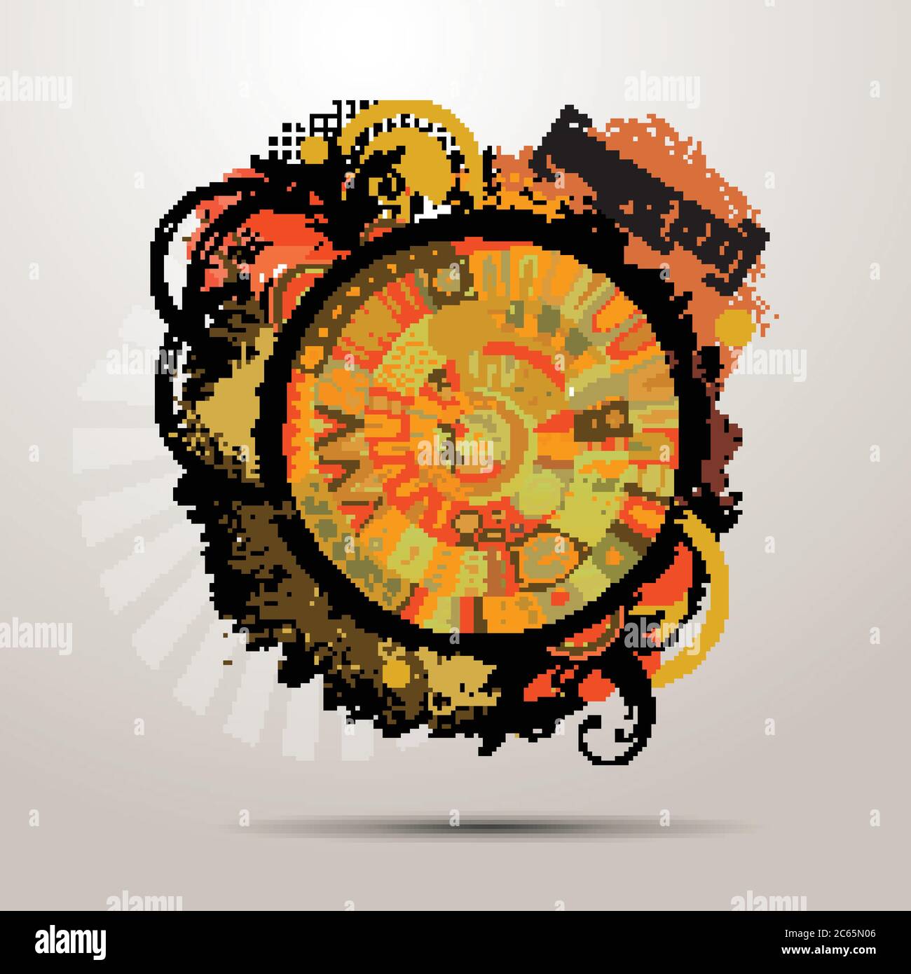 Vector decorative grunge abstract background Stock Vector Image & Art ...