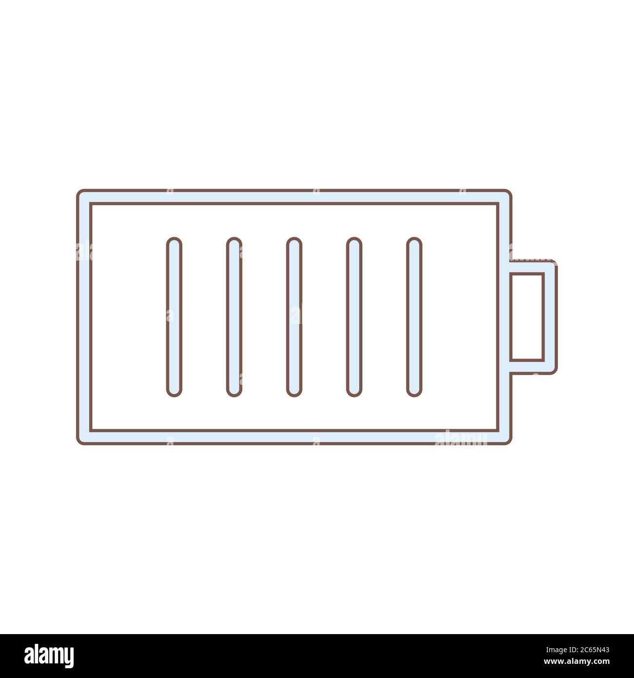 Unique Charging Cell Vector Line Icon Stock Vector Image & Art - Alamy