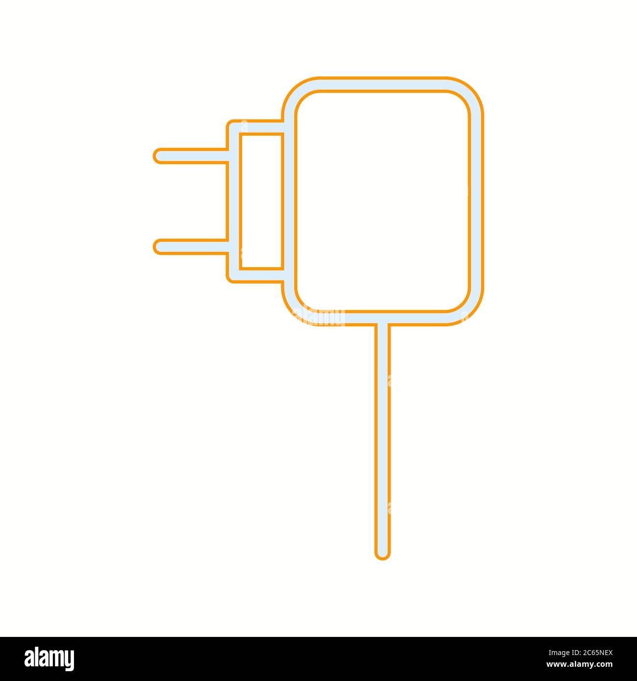 Unique Charger Vector Line Icon Stock Vector Image & Art - Alamy