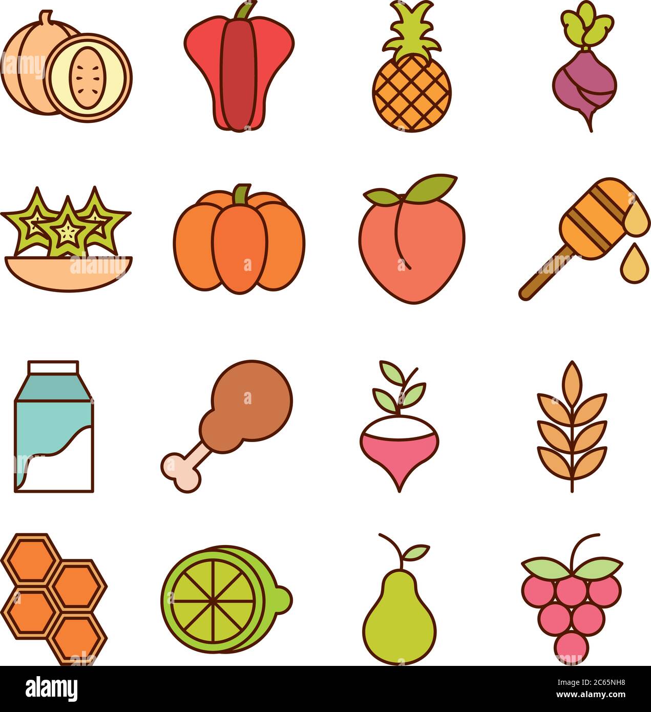 healthy food fresh fruits vegetables and protein ingredient products ...