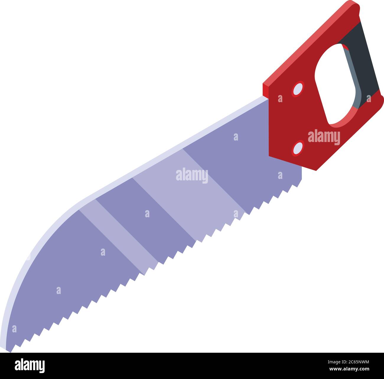 Blade saw icon, isometric style Stock Vector