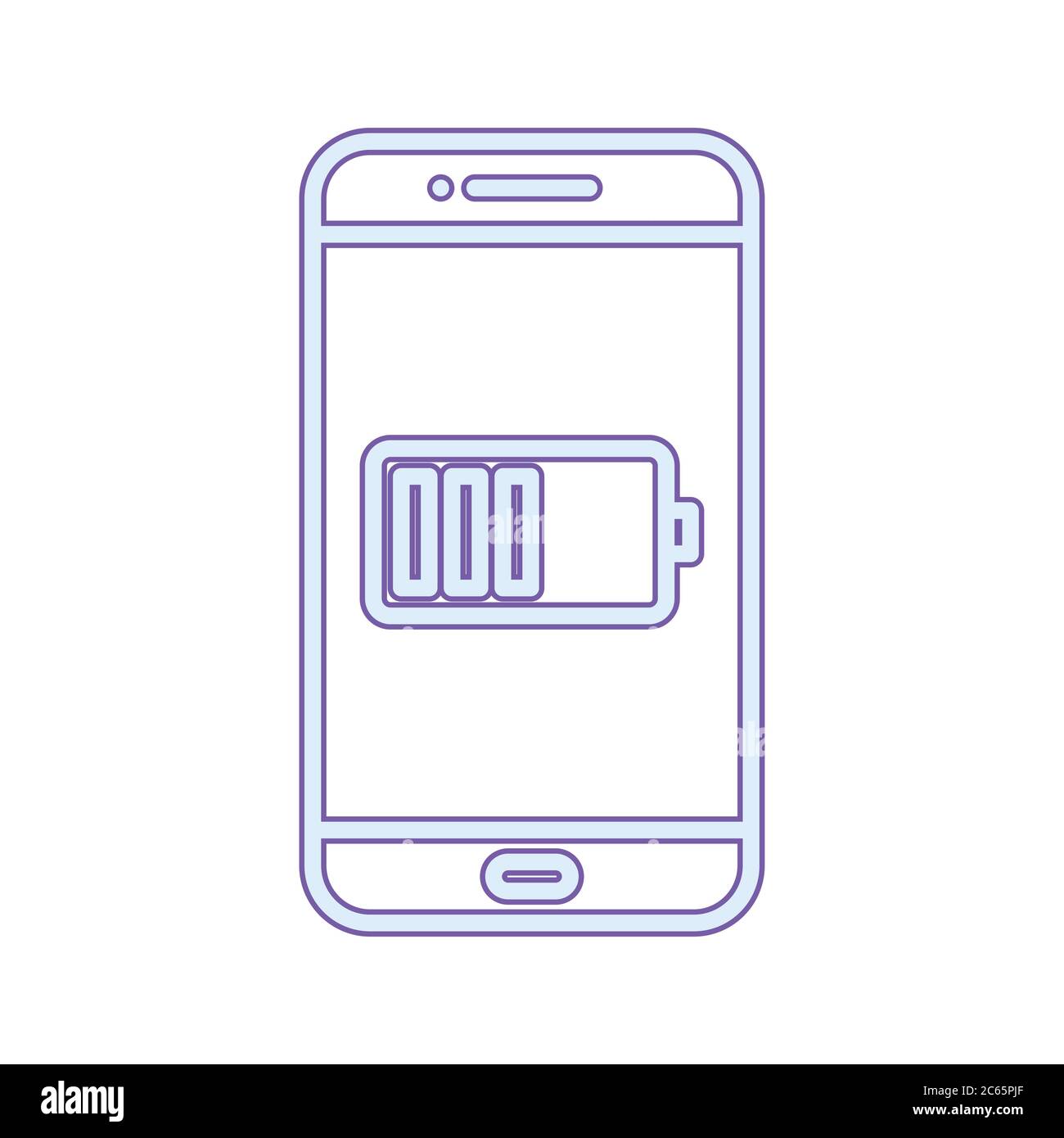 Unique Battery Indicator Vector Line Icon Stock Vector Image & Art - Alamy