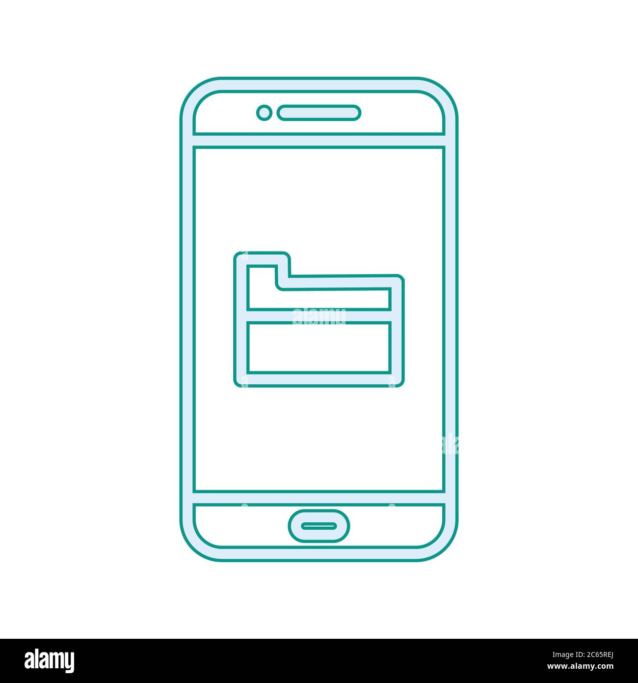 Unique Folders Vector Line Icon Stock Vector Image & Art - Alamy