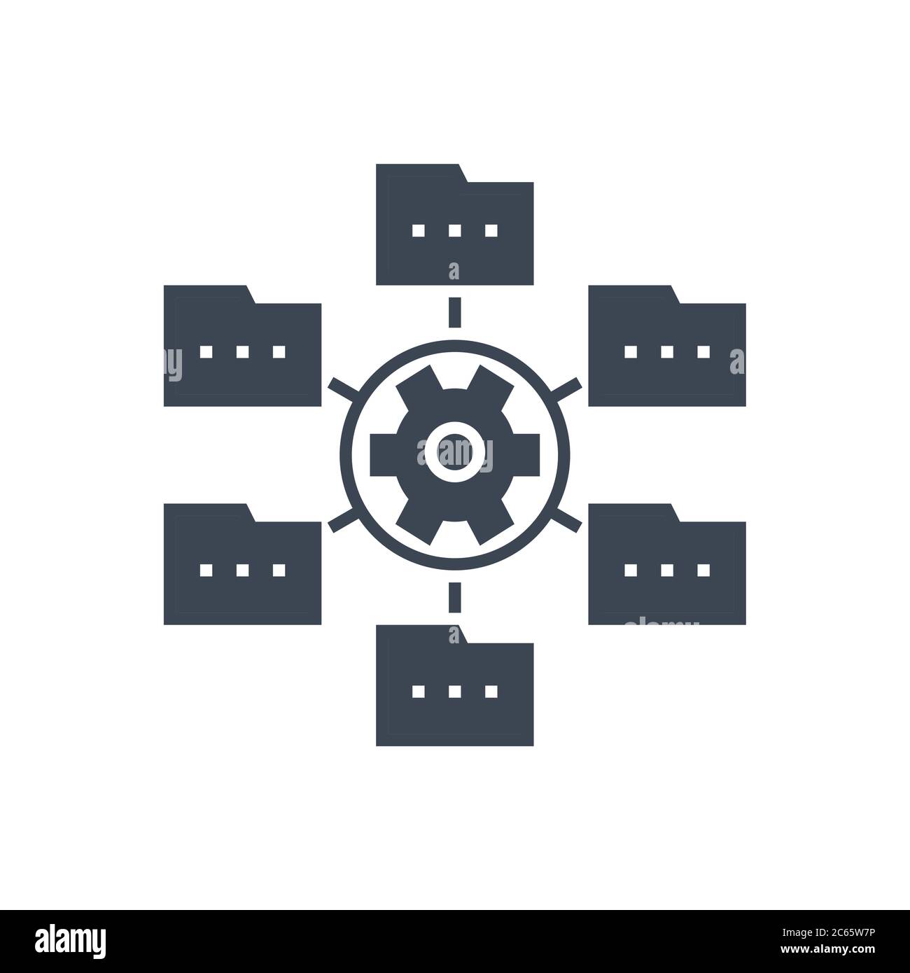 Technology network data management Stock Vector Images - Alamy