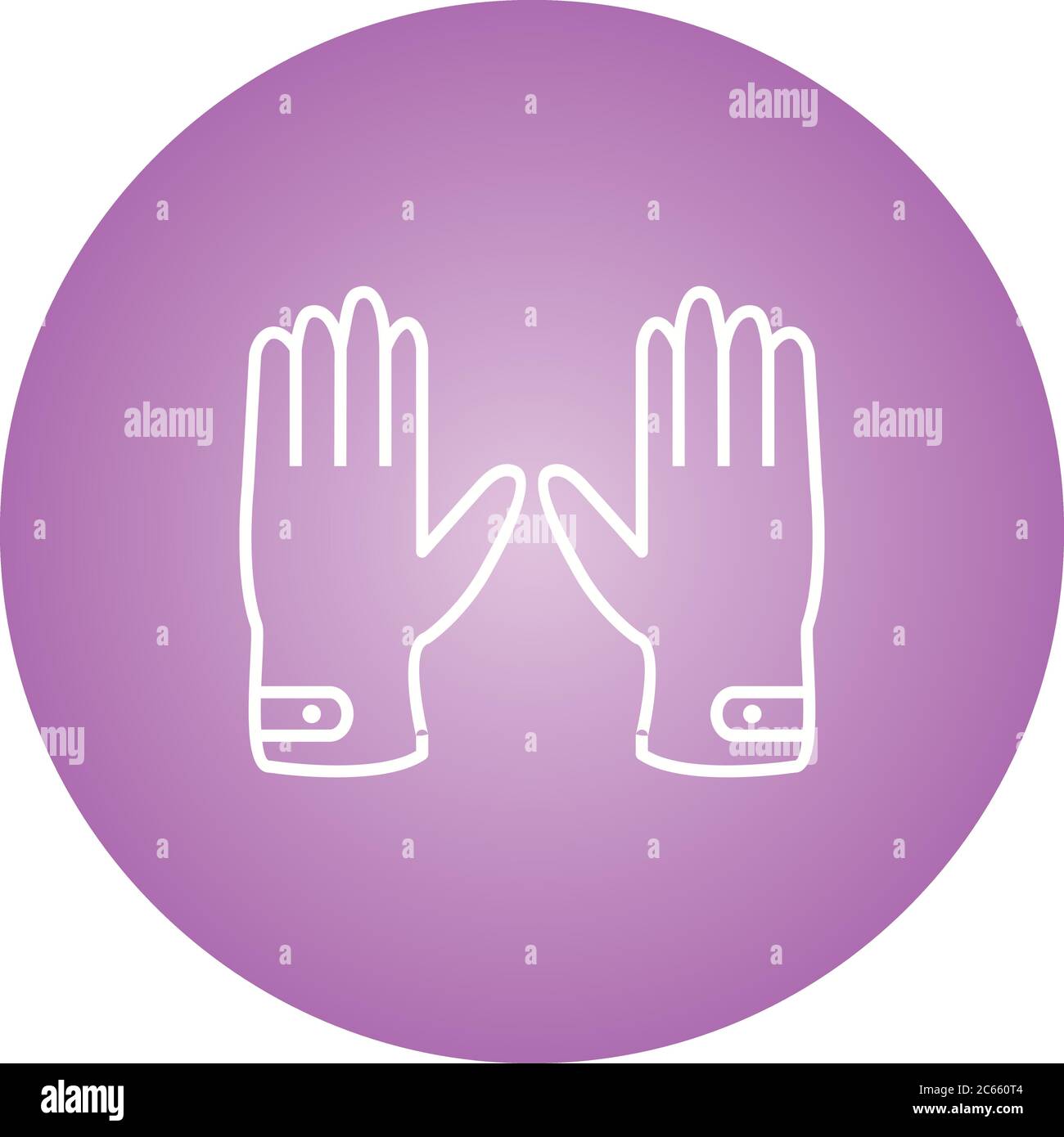 Unique Leather Gloves Vector Line Icon Stock Vector Image & Art - Alamy