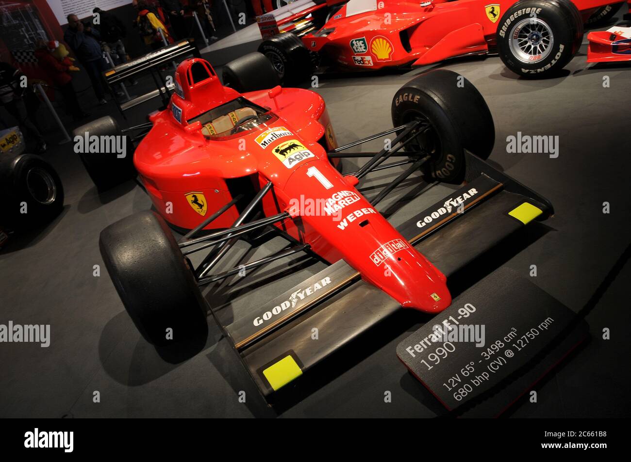 MUGELLO, IT, November, 2013: Ferrari F1 641/2 (F190) at Mugello