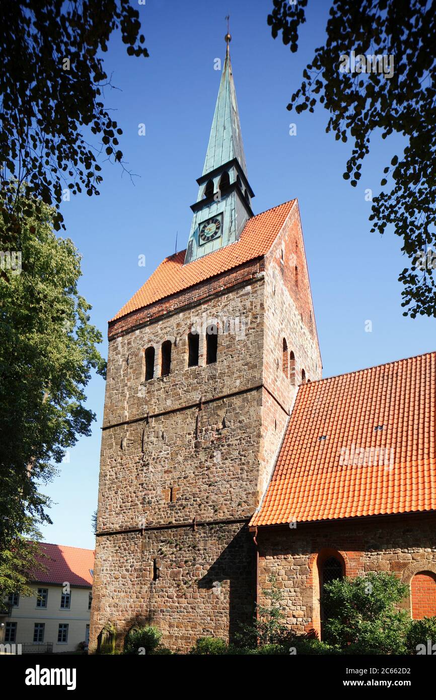 Saint Cyriakus Church, Bruchhausen-Vilsen, Lower Saxony, Germany, Europe Stock Photo