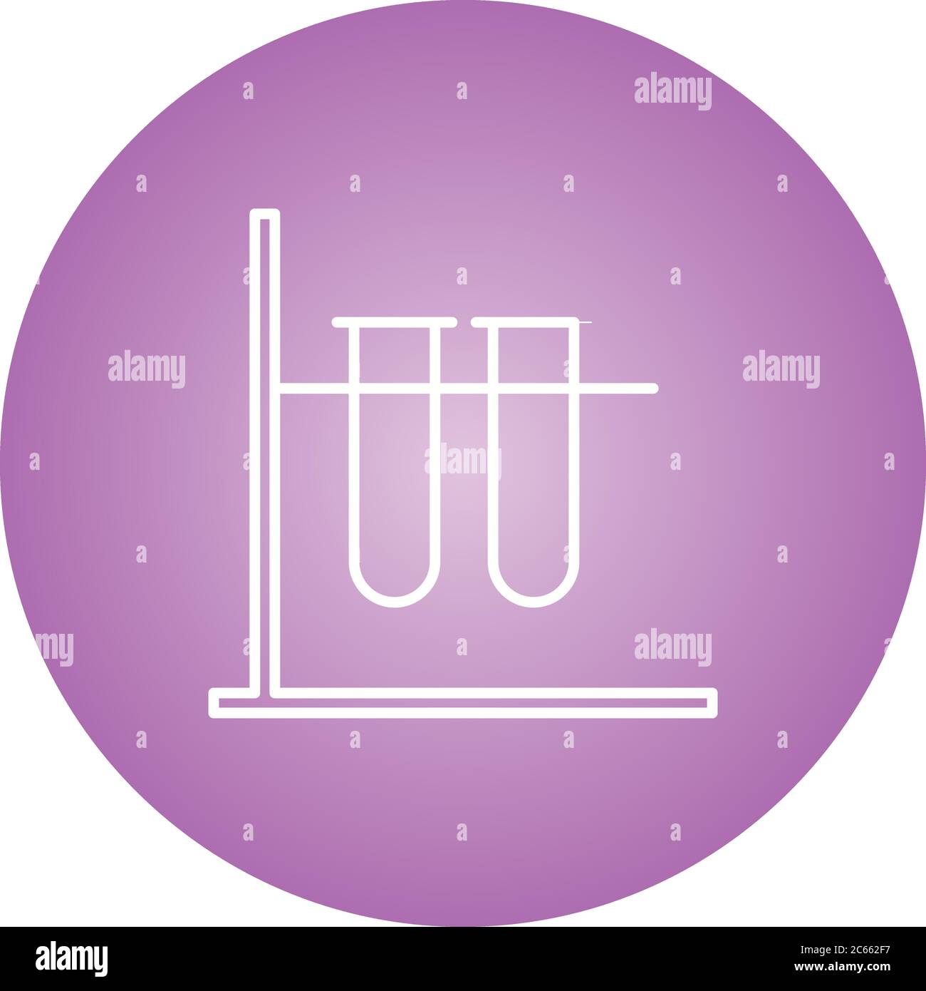 Unique Test Tubes Vector Line Icon Stock Vector Image & Art - Alamy