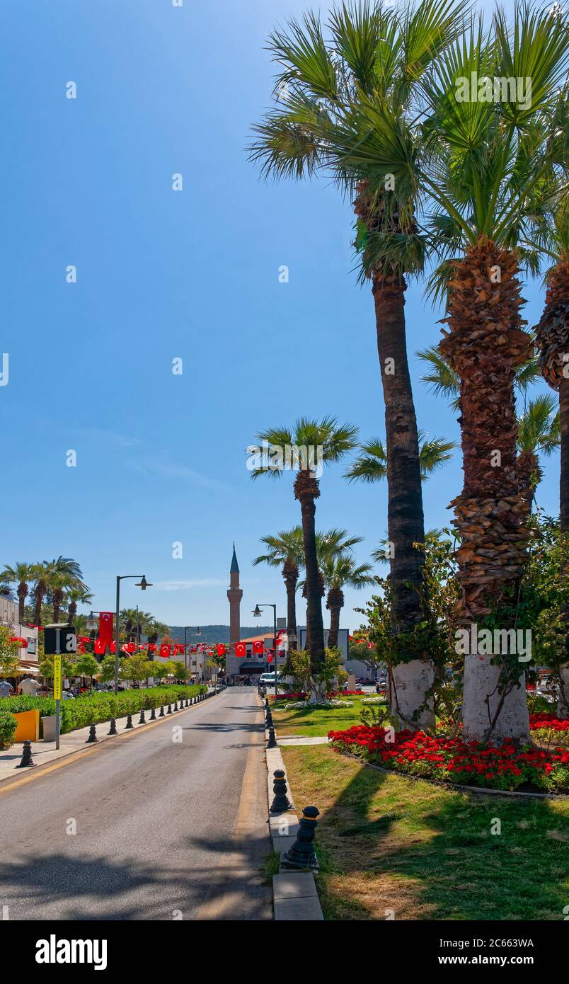 City center of Bodrum, Mugla, Turkey Stock Photo