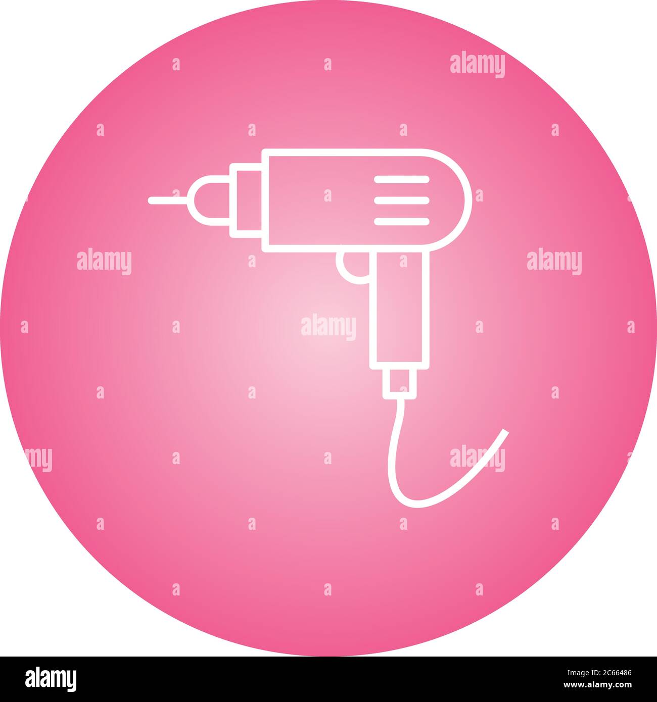 Unique Drill Machine Line Vector Icon Stock Vector Image & Art - Alamy