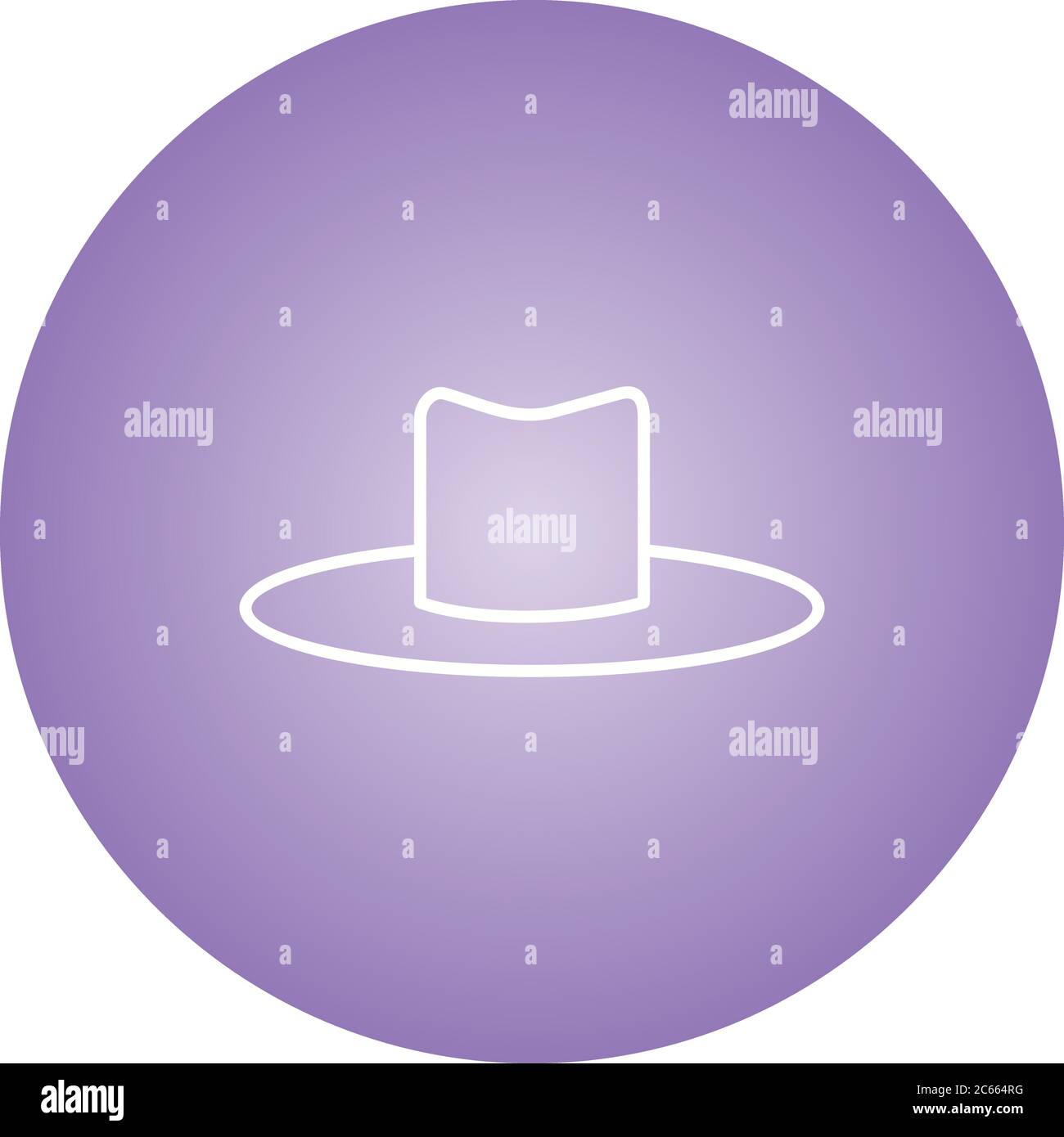 Unique Hat I Vector Line Icon Stock Vector Image & Art - Alamy