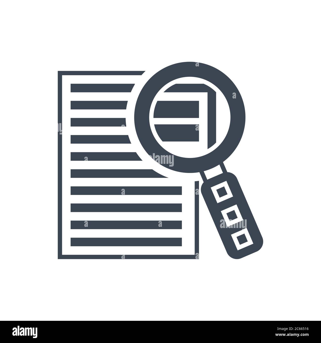 Case Study Vector Glyph Icon Stock Vector