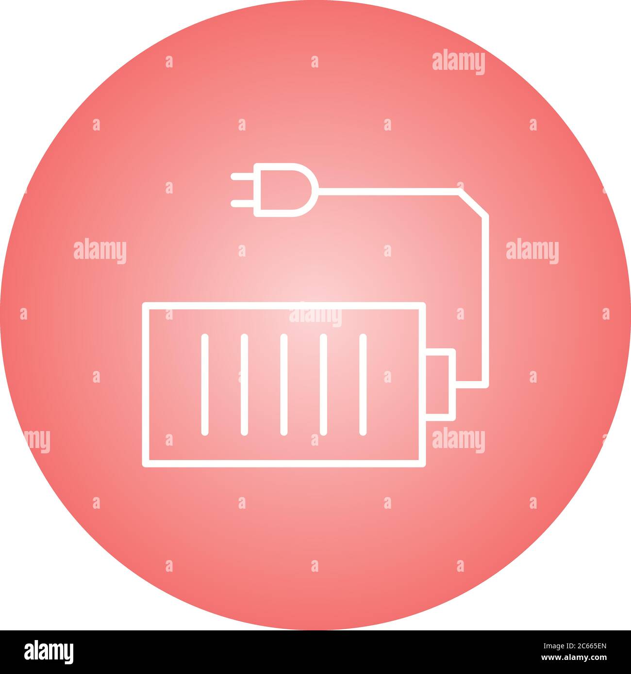 Unique Cell And Plug Vector Line Icon Stock Vector Image & Art - Alamy