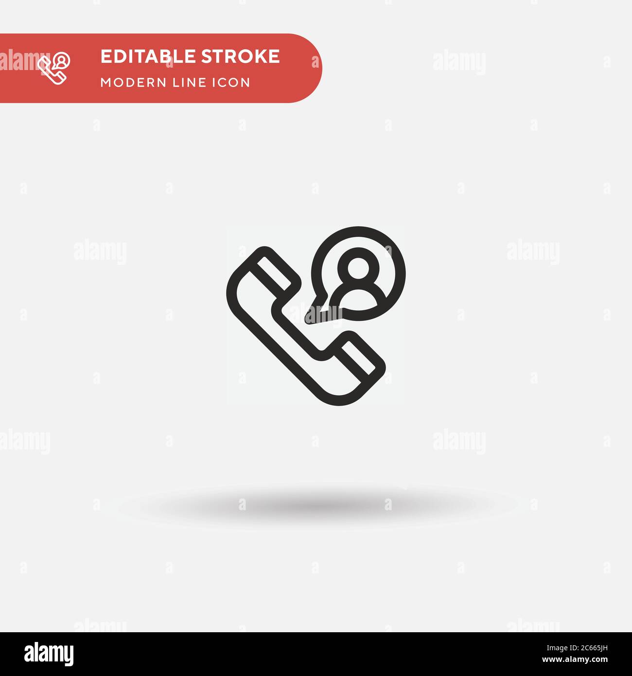 Call Simple vector icon. Illustration symbol design template for web ...