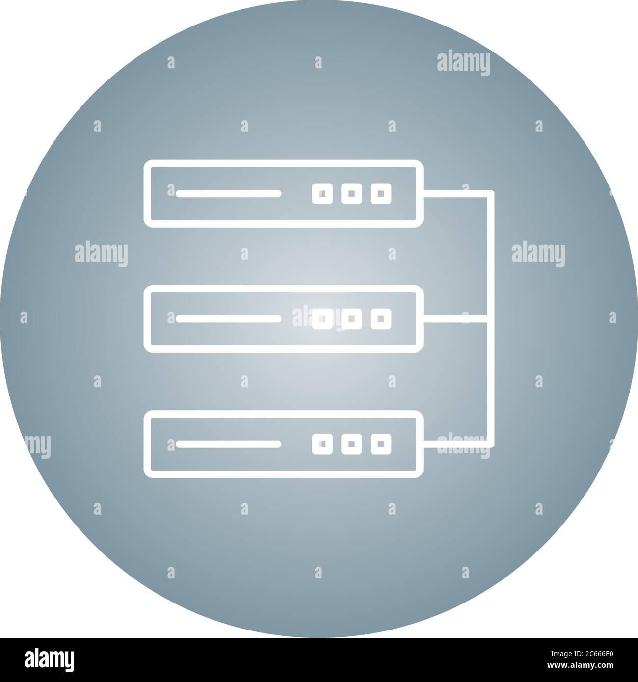 Unique Data Center Vector Line Icon Stock Vector Image & Art - Alamy