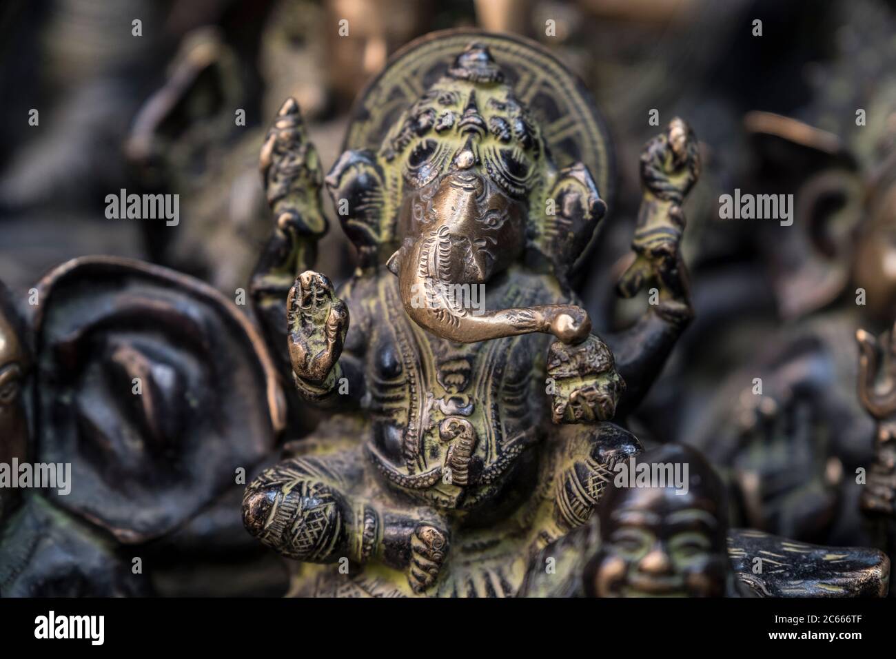 Ganesha figure in Kathmandu, Nepal Stock Photo