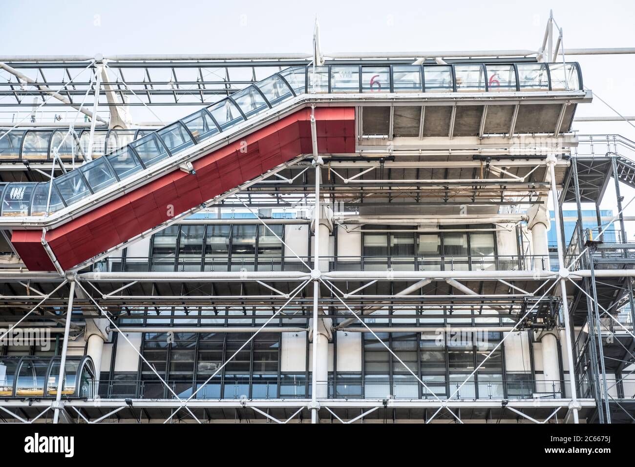 Museum Centre Pompidou in Paris, France Stock Photo