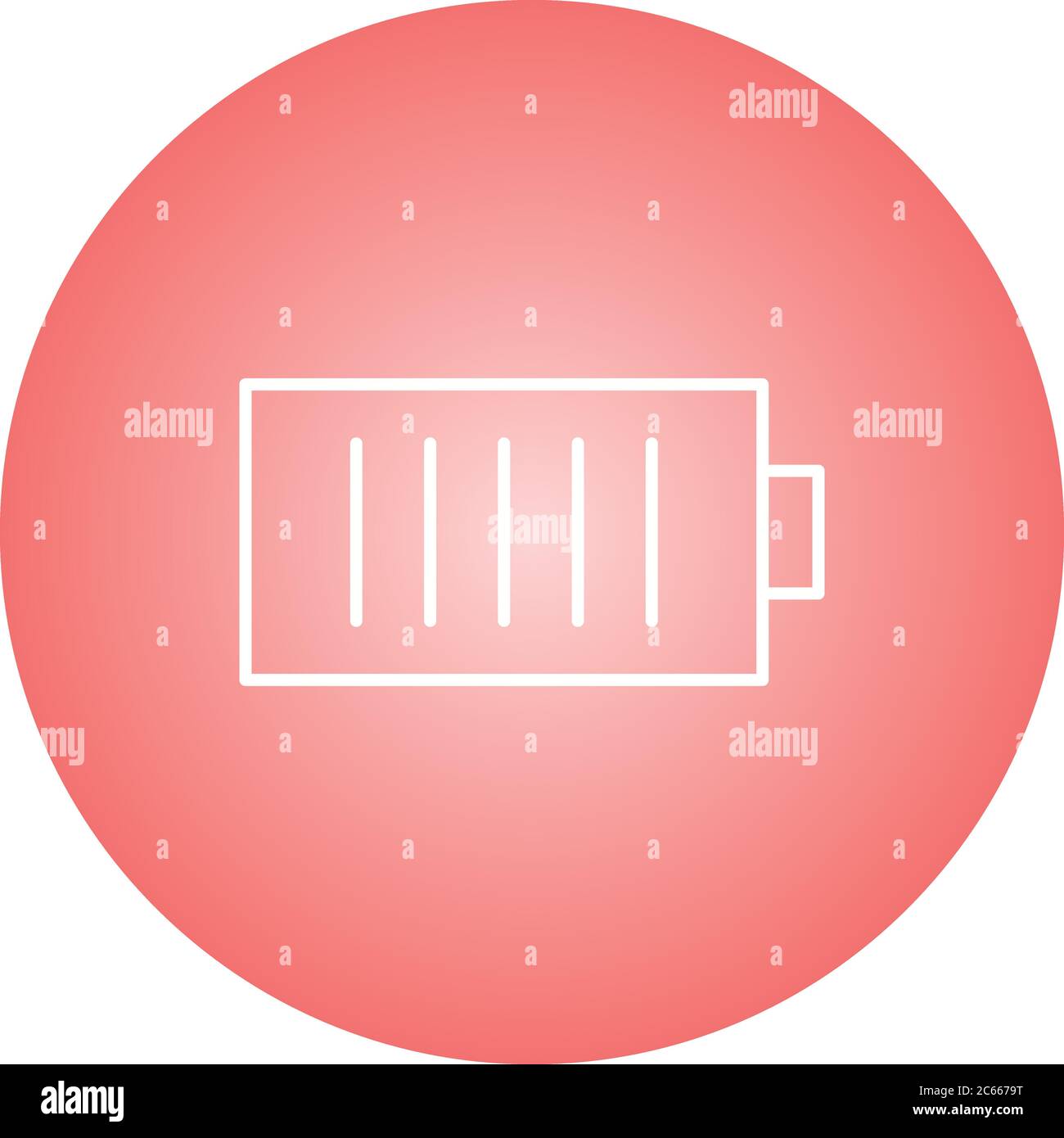Unique Charging Cell Vector Line Icon Stock Vector Image & Art - Alamy