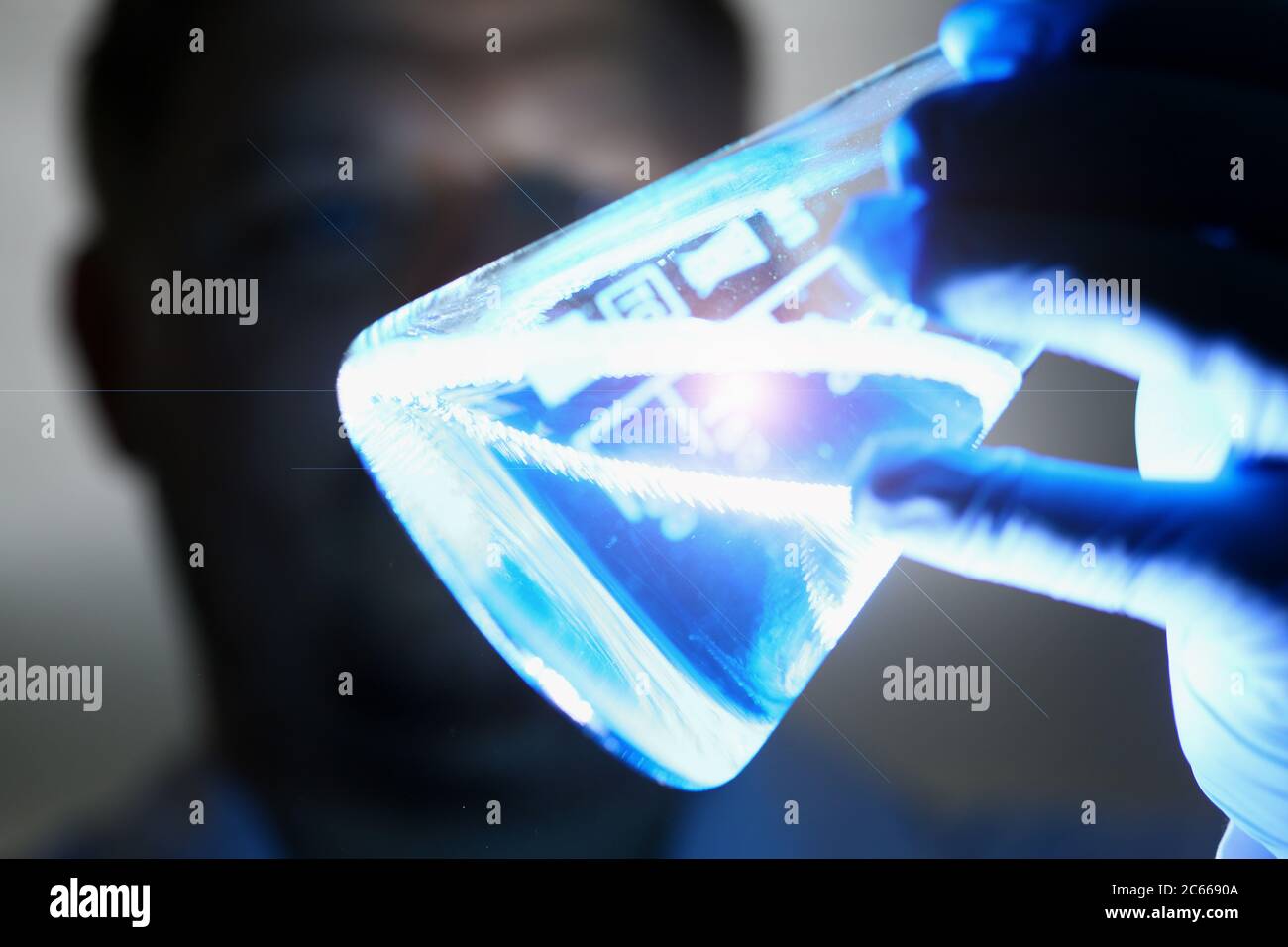 Close up lab worker conducting hi-res stock photography and images - Alamy