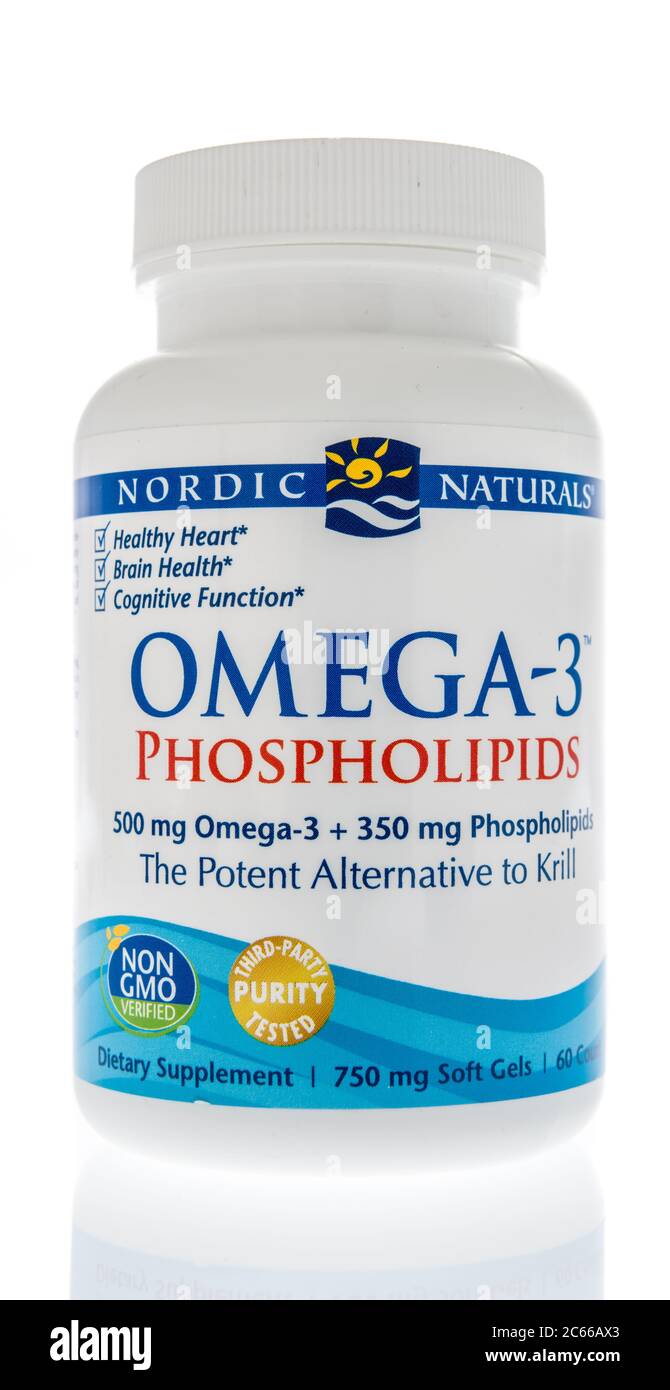 Winneconne, WI 26 June 2020 A bottle of Nordic naturals omega3