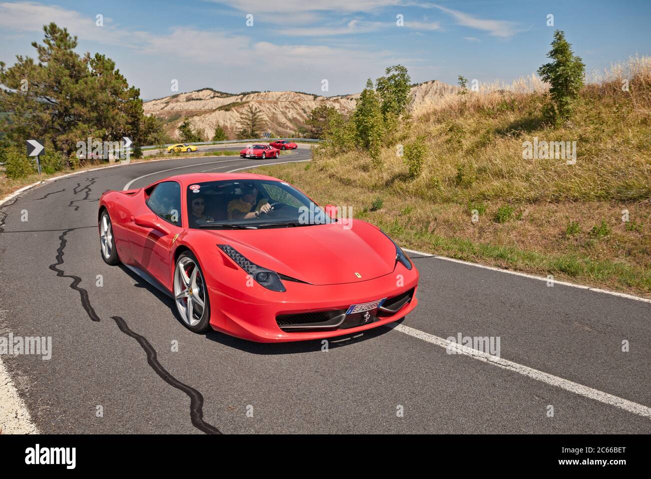 Ferrari 458 Italia in rally Trofeo Lorenzo Bandini, dedicated to the ...