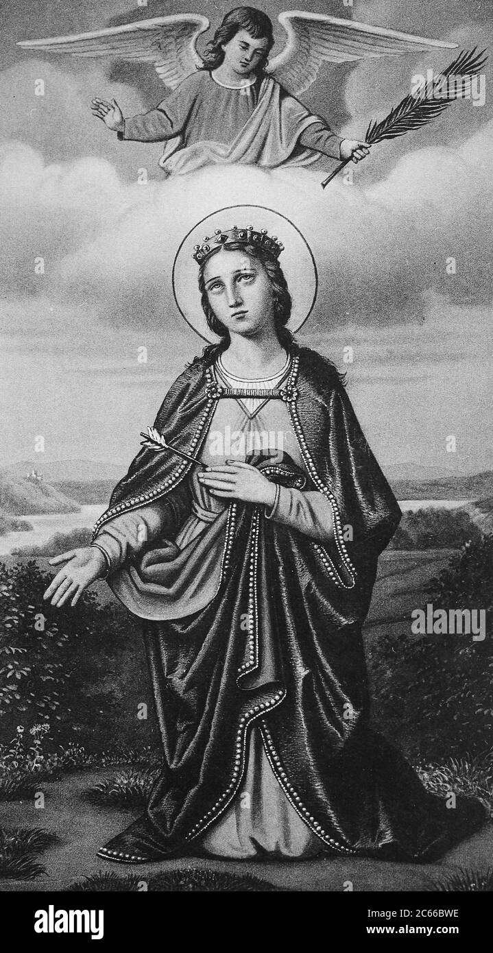 St. Ursula, St. Ursula from Cologne said to have lived in the 4th