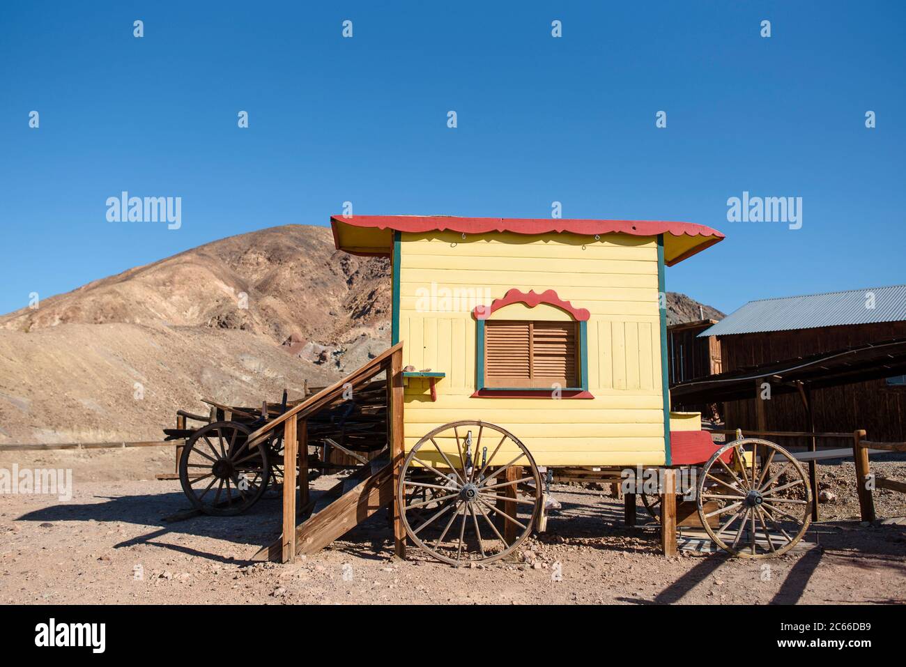 Calico Ghost Town, ghost town in California, USA Stock Photo