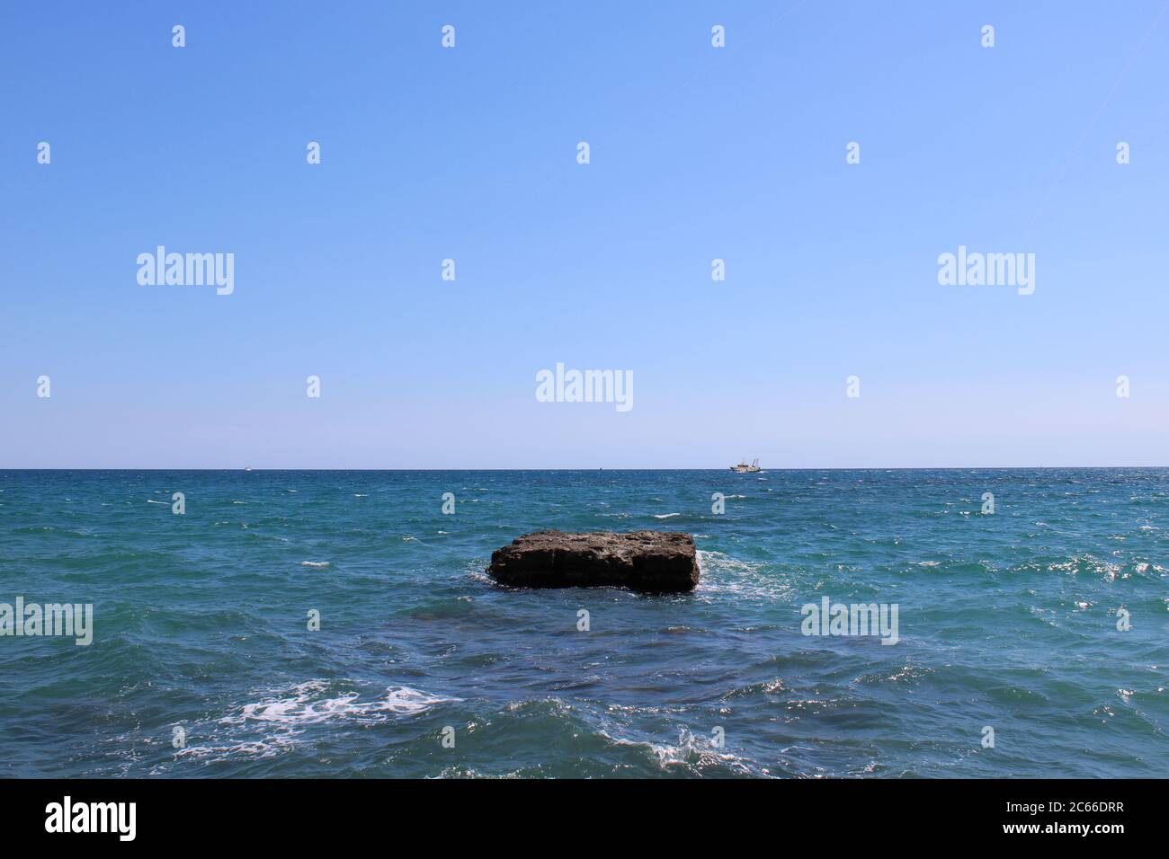 Single Sea Rocks Aerial view single rock island hi-res stock photography and images - Alamy