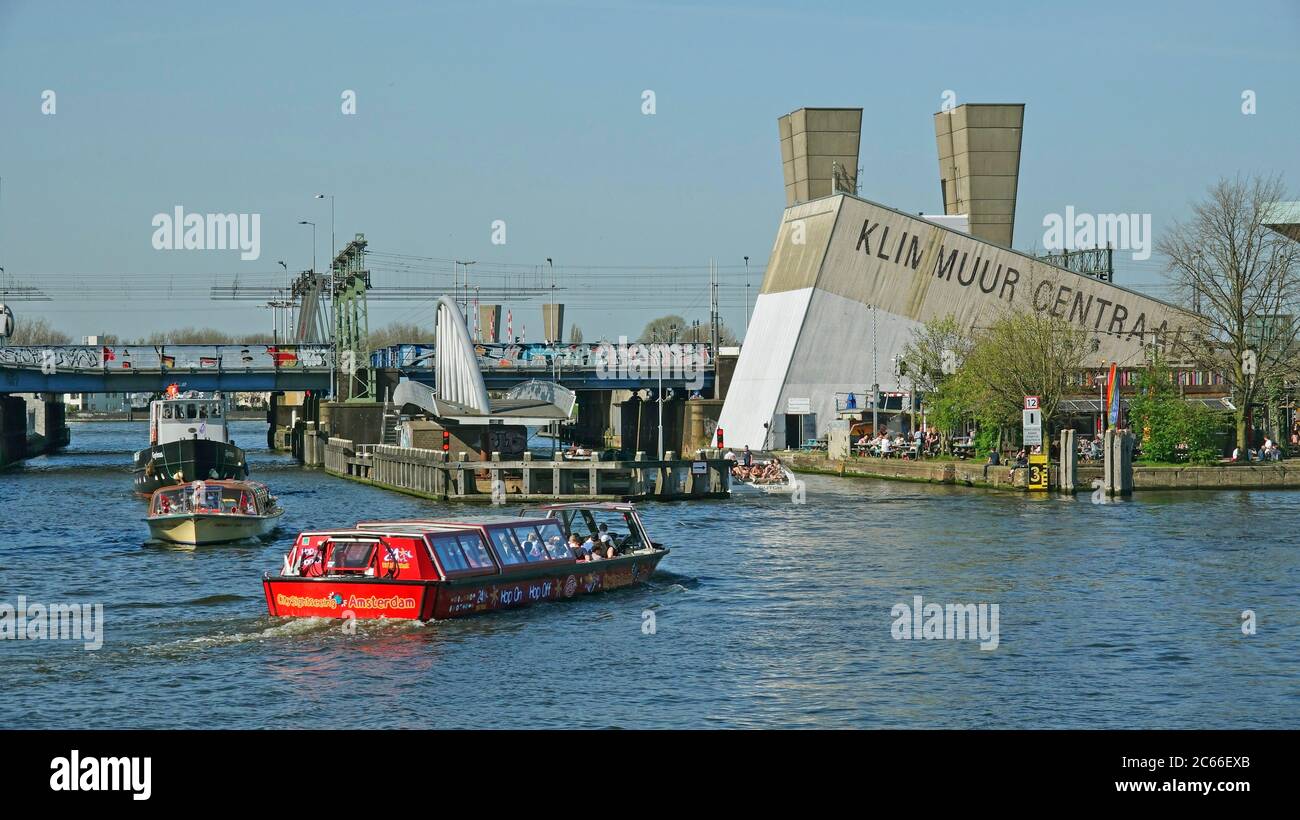 Climbing gym, Oosterdok, Amsterdam, North Holland, Netherlands Stock