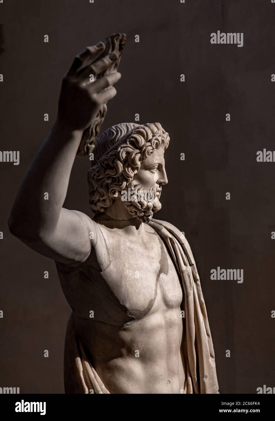 Statue in the Museo di Roma at Piazza Navona, Rome Stock Photo