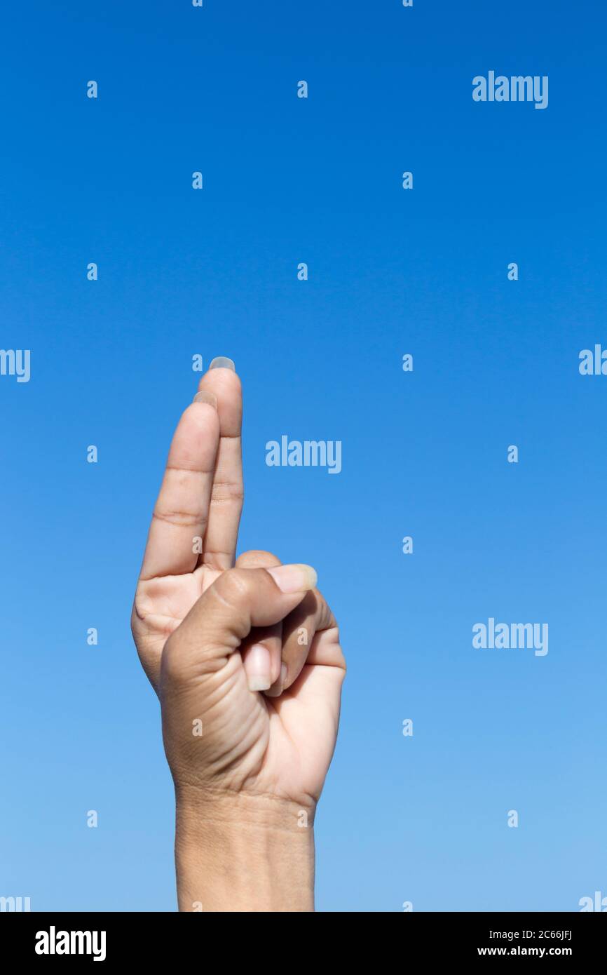 Two fingers touching hi-res stock photography and images - Alamy
