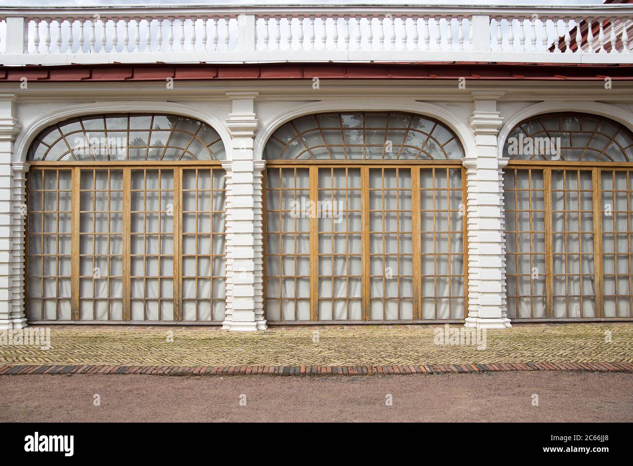 Window on the red brick wall old building Stock Photo - Alamy