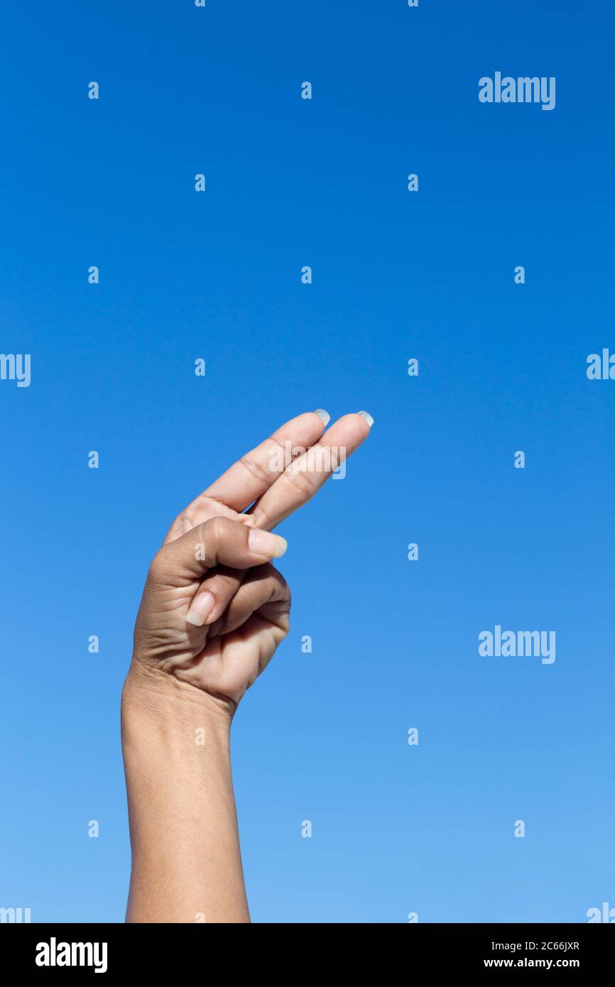 Two fingers touching hi-res stock photography and images - Alamy