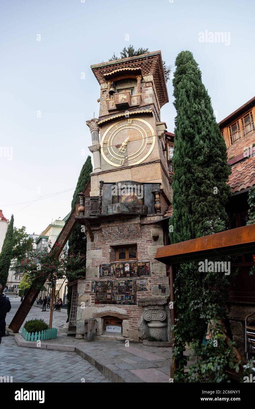 Rezo Gabriadze Puppet Theater Tbilisi, 06/10/2019 Stock Photo