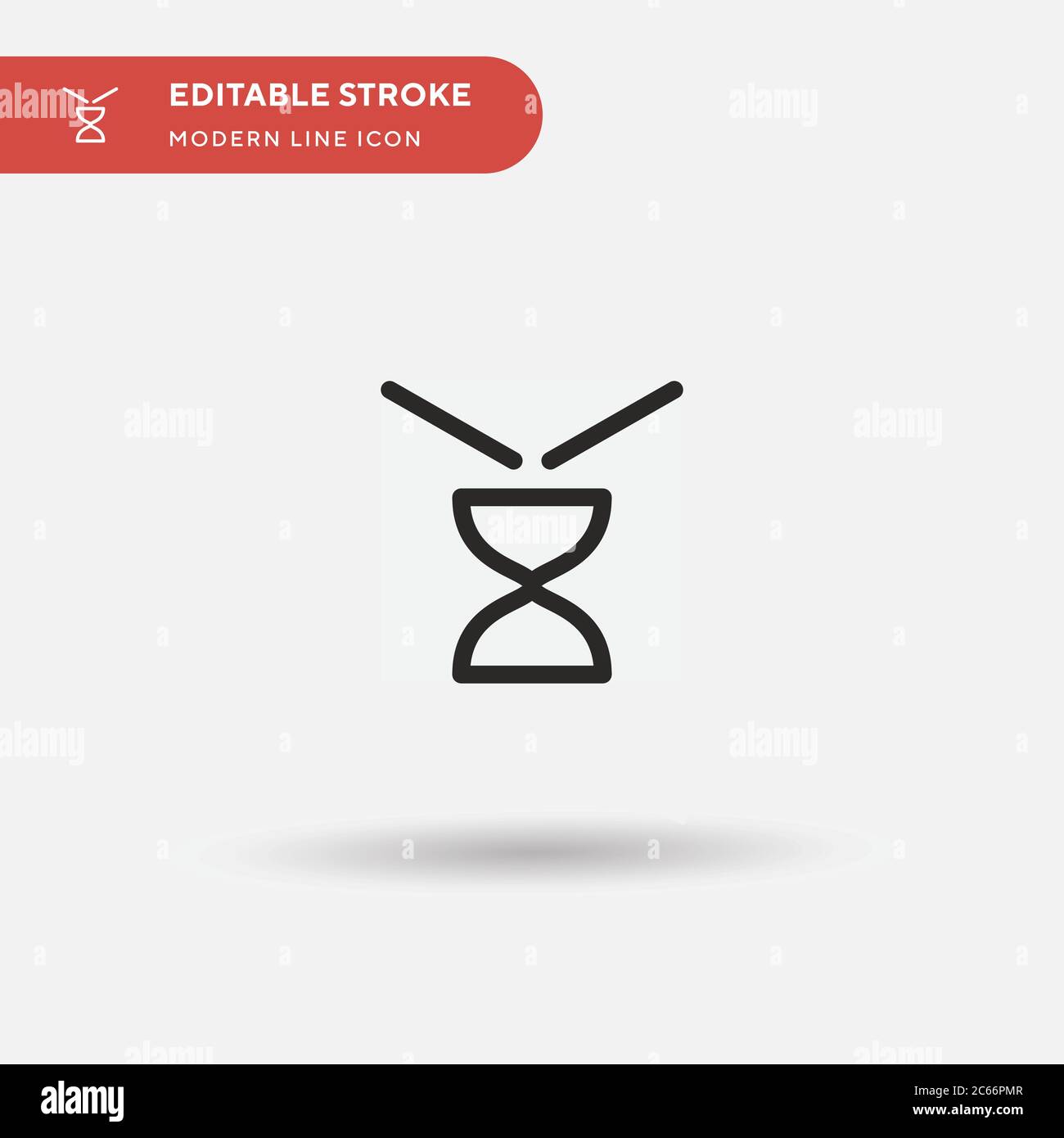 Diabolo Simple vector icon. Illustration symbol design template for web ...