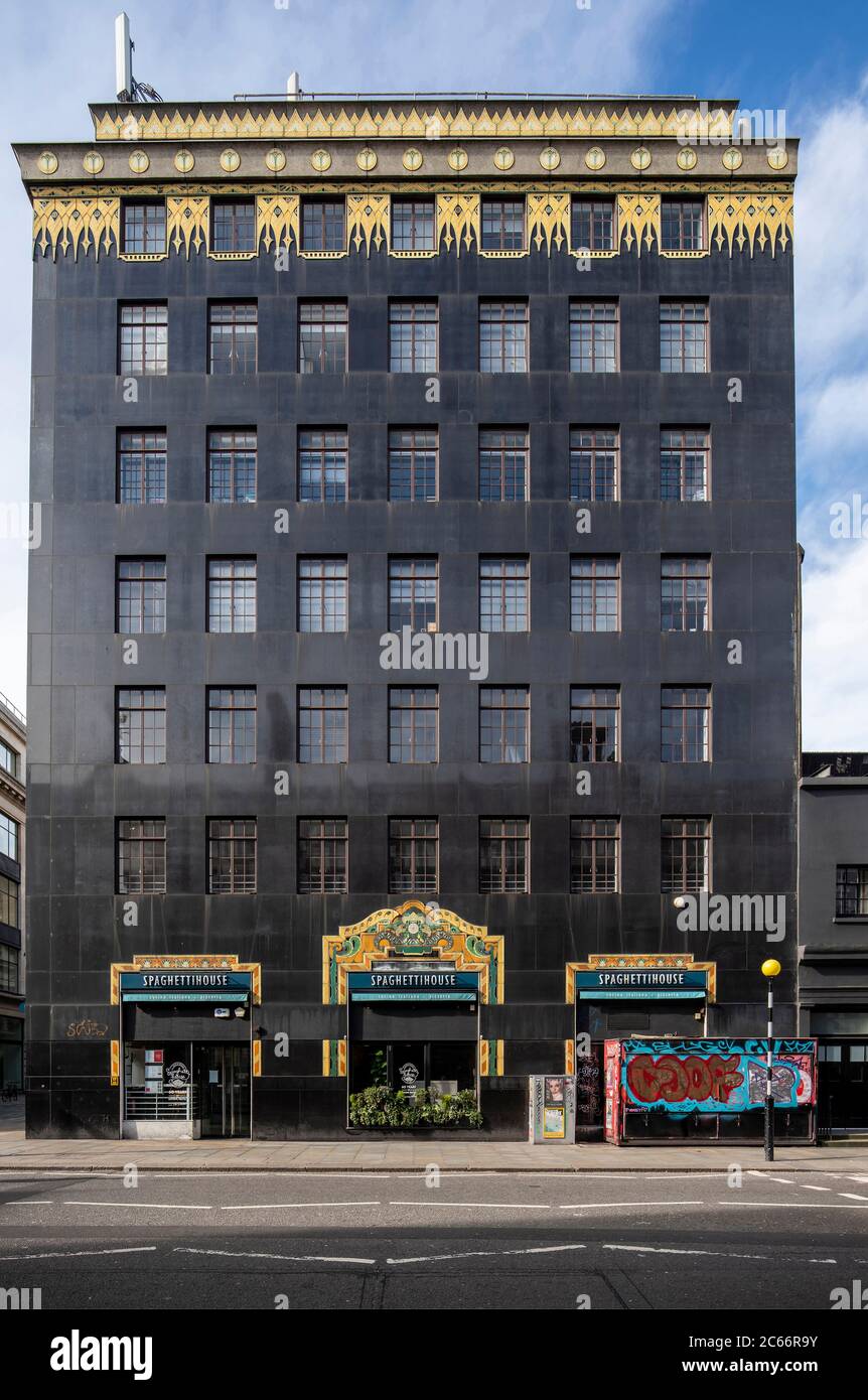 Front elevation of Palladium House. Palladium House, London, United