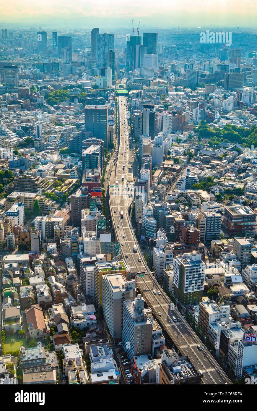 Japan, Tokyo City, Roppongi avenue, 246 road Stock Photo