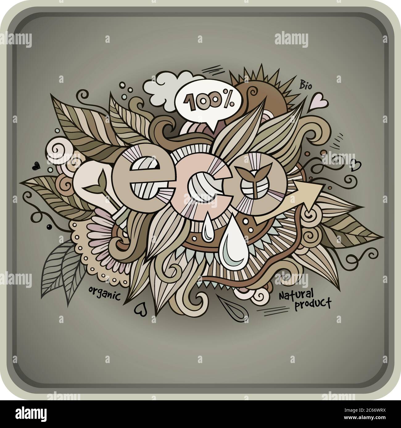 Doodles eco Stock Vector Images - Alamy