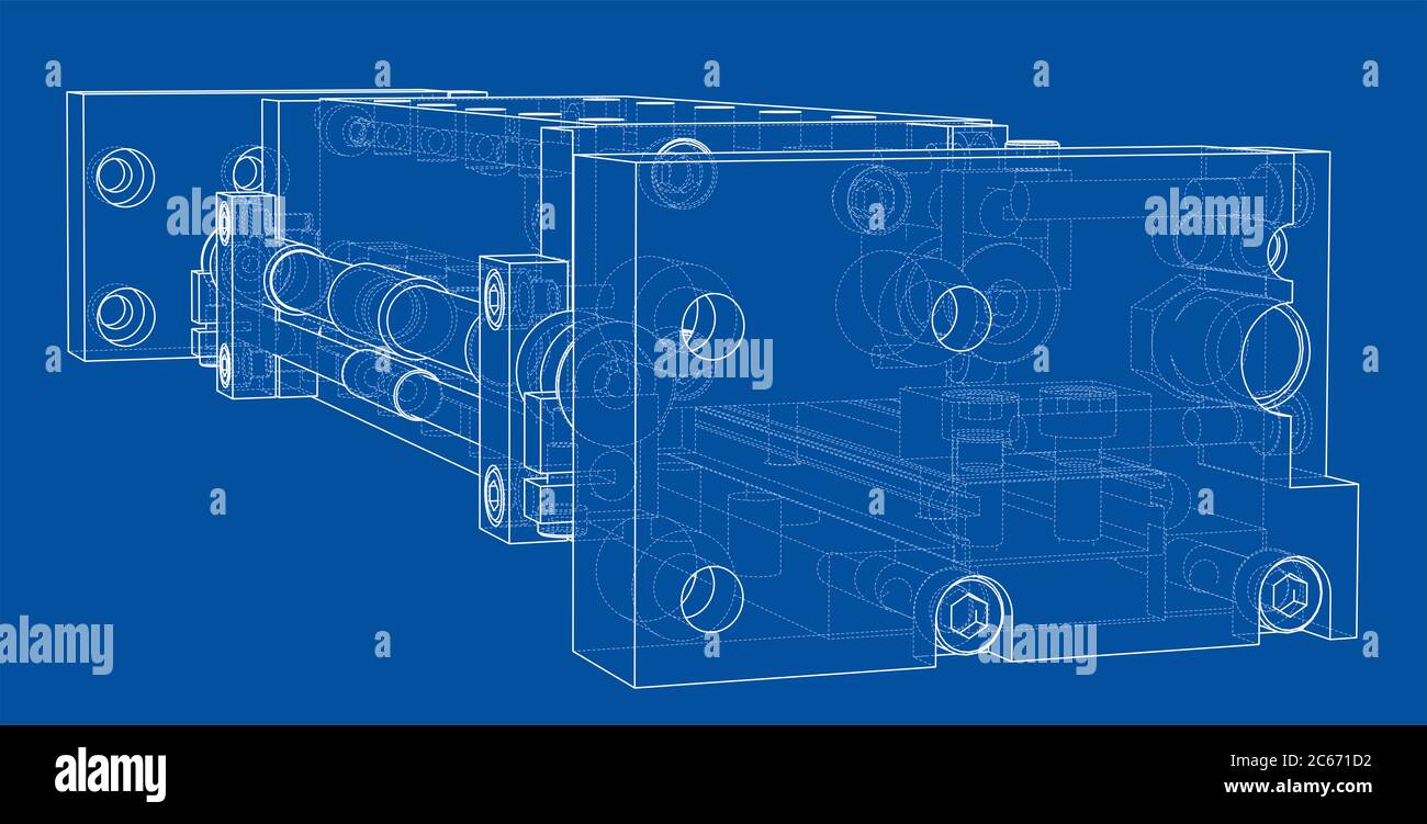 Abstract industry object concept Stock Photo - Alamy