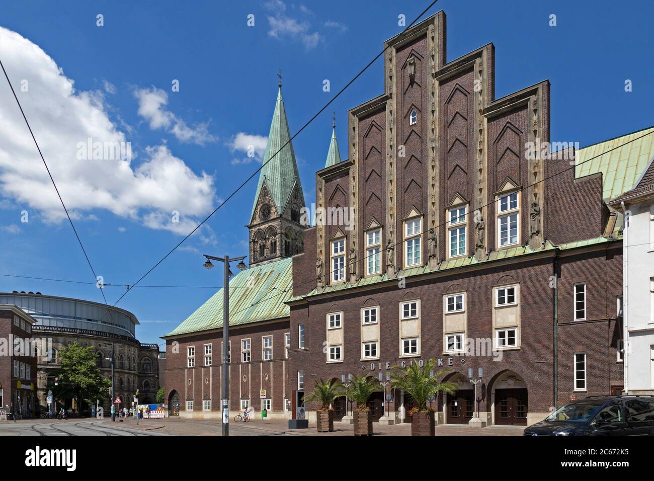 Die Glocke Concert Hall, Bremen, Germany Stock Photo