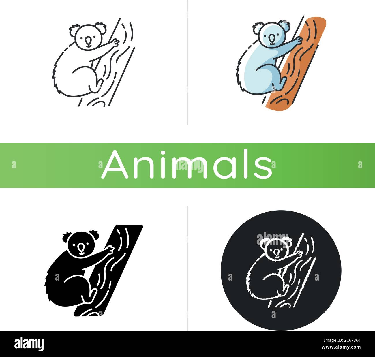Koala icon. Linear black and RGB color styles. Cute herbivore animal, australian native fauna, exotic wildlife. Adorable koala bear sitting on eucalyp Stock Vector Image & Art - Alamy Koala icon. Linear black and RGB color styles. Cute herbivore animal, australian native fauna, exotic wildlife. Adorable koala bear sitting on eucalyp Stock Vector Image & Art - Alamy